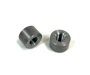 Bung King Weld-In Threaded Bung 3/8"-24, 1018 Mild Steel Frame Fabrication Part Bung King