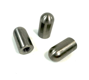 Bung King Weld-On Threaded Bullet Bung, 1.5" Long, 304 Stainless Steel Frame Fabrication Part Bung King