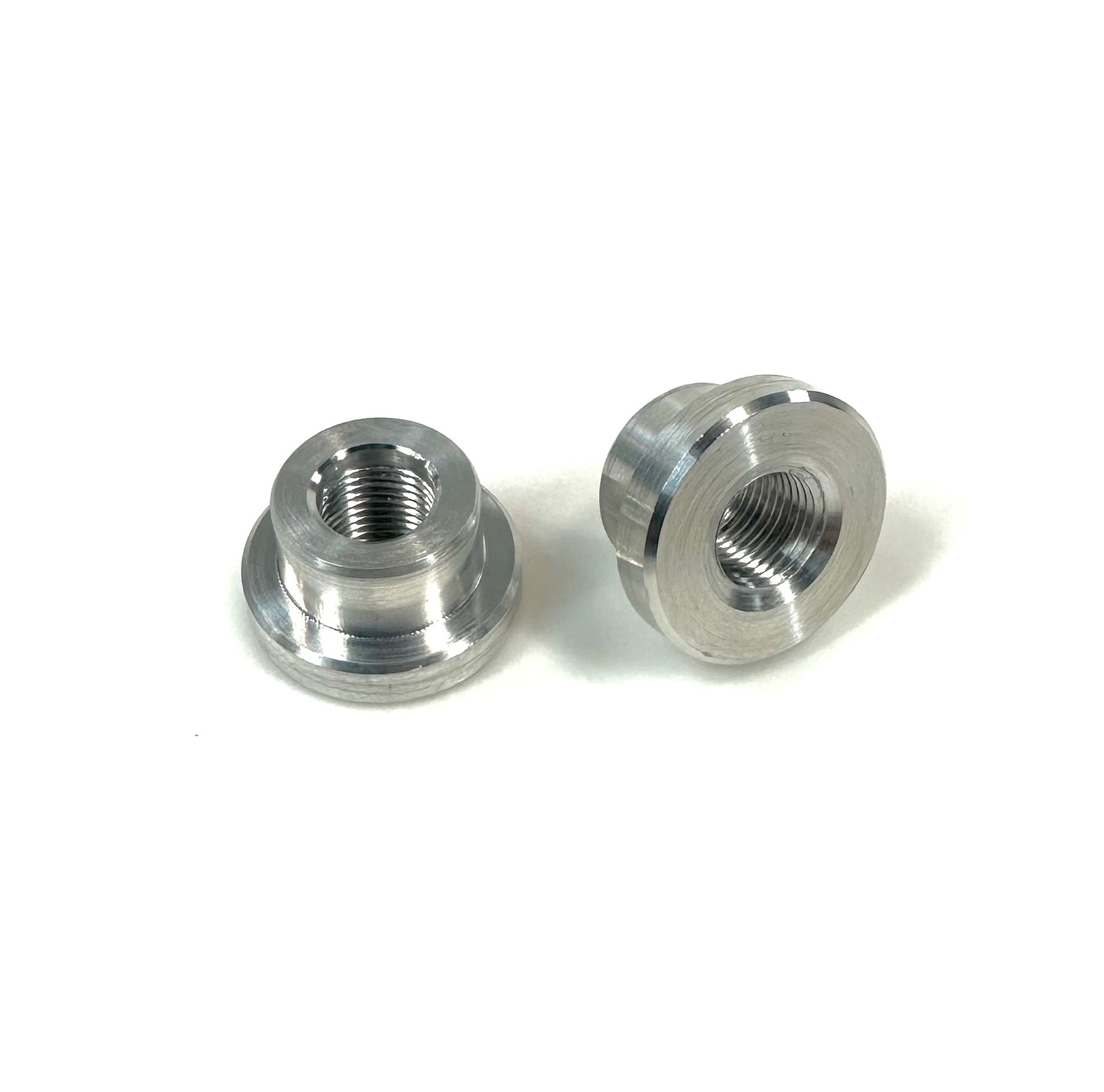 Bung King Stepped NPT Weld-In Bung, 6061-T6 Aluminum Petcock Adapter & Tank Bung Bung King