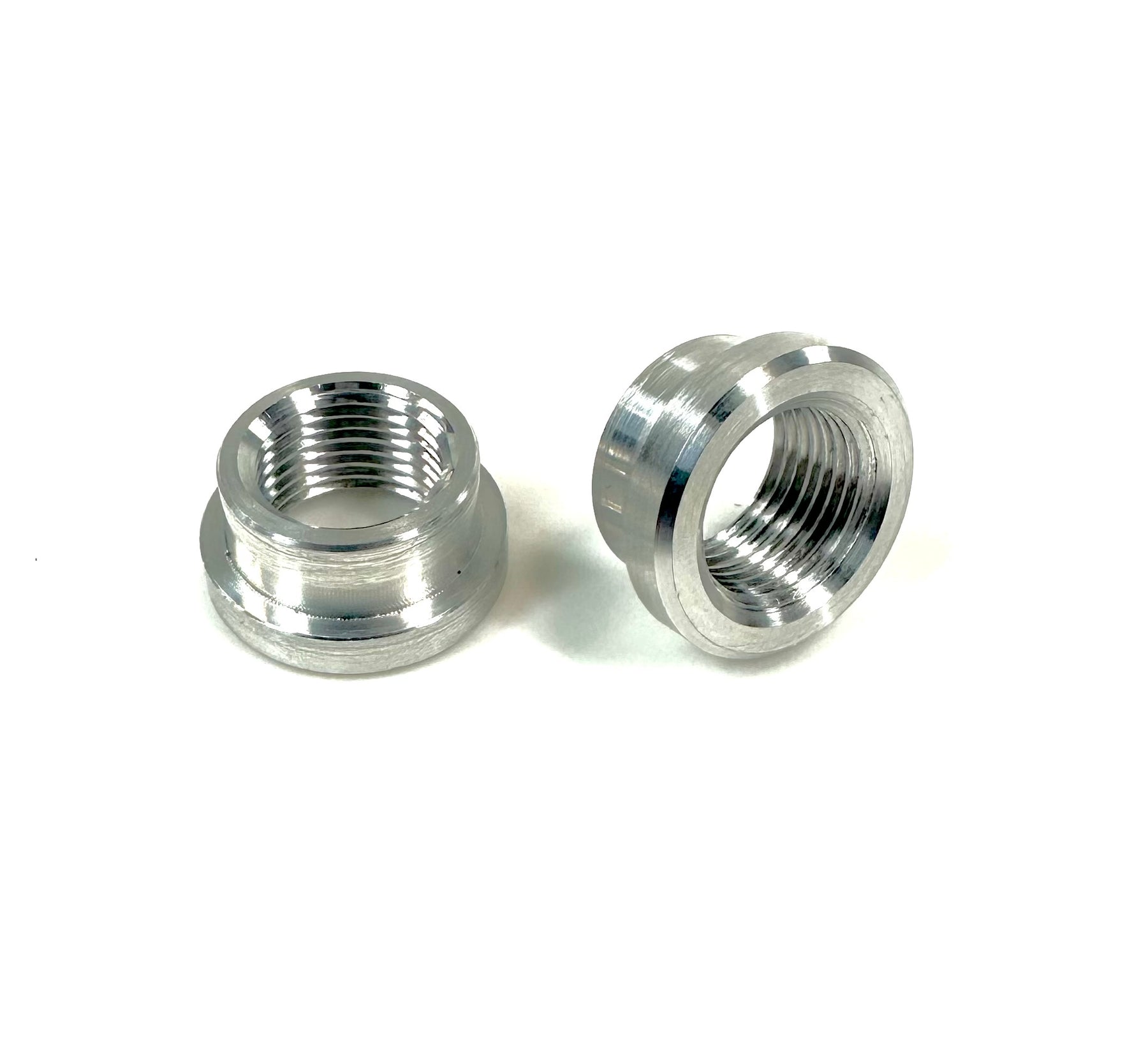 Bung King Stepped NPT Weld-In Bung, 6061-T6 Aluminum Petcock Adapter & Tank Bung Bung King
