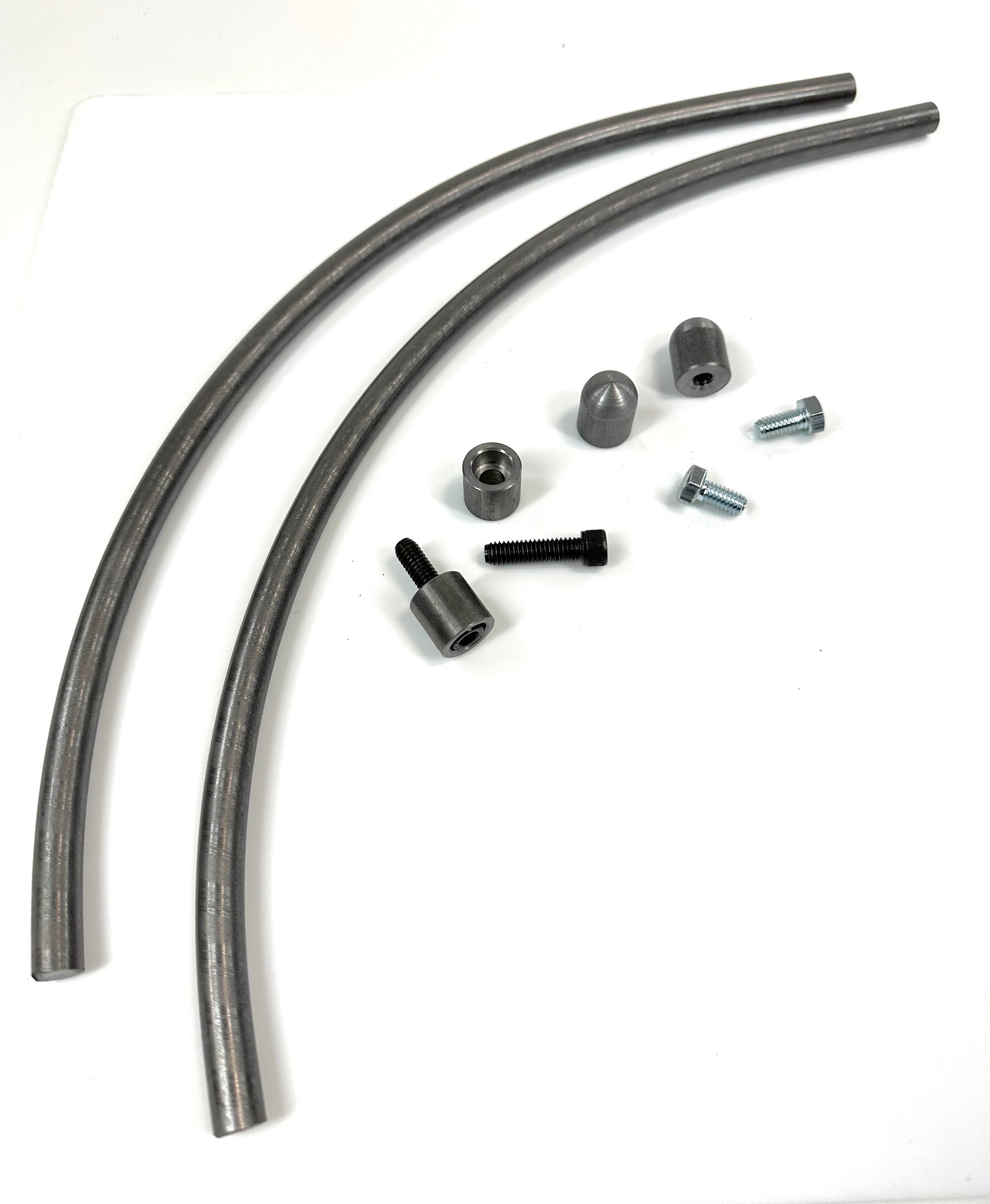Bung King Curved Fender Strut Kit, 10" Radius Fender Strut & Strut Cover Bung King