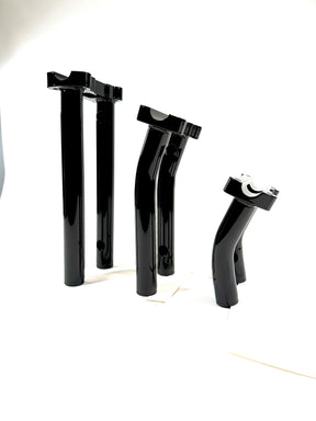 Bung King One Piece Lower Handlebar Riser, Gloss Black - 2022-2024 Low Rider ST (FXLRST) Riser Bung King
