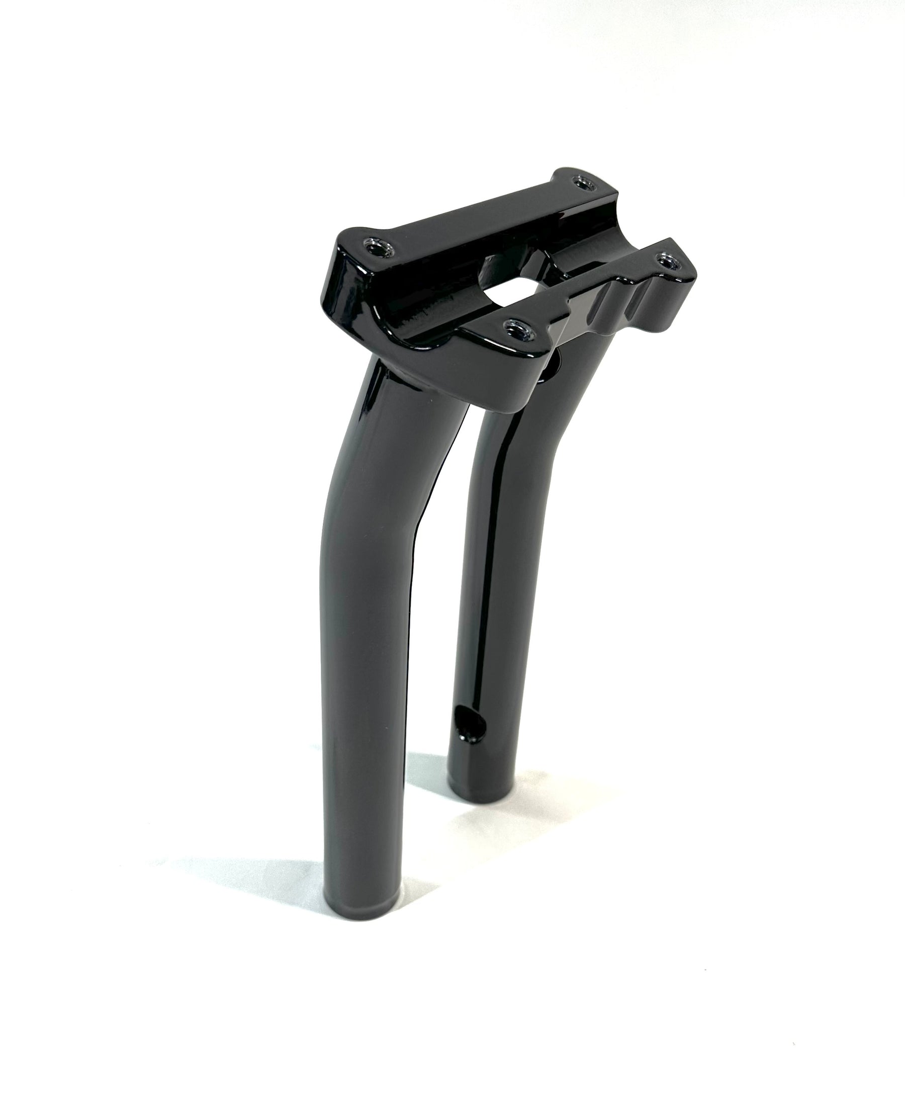 Bung King One Piece Lower Handlebar Riser, Wrinkle Black - 2022-2024 Low Rider ST (FXLRST) Riser Bung King