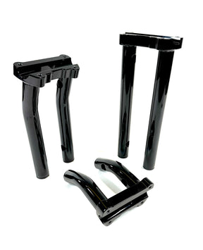 Bung King One Piece Lower Handlebar Riser, Gloss Black - 2022-2024 Low Rider ST (FXLRST) Riser Bung King