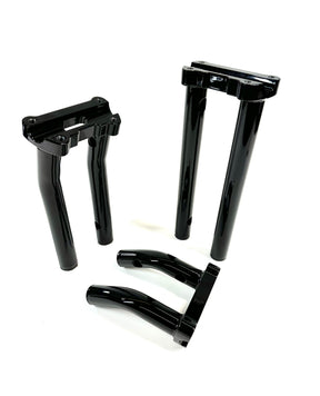 Bung King One Piece Lower Handlebar Riser, Gloss Black - 2022-2024 Low Rider ST (FXLRST) Riser Bung King