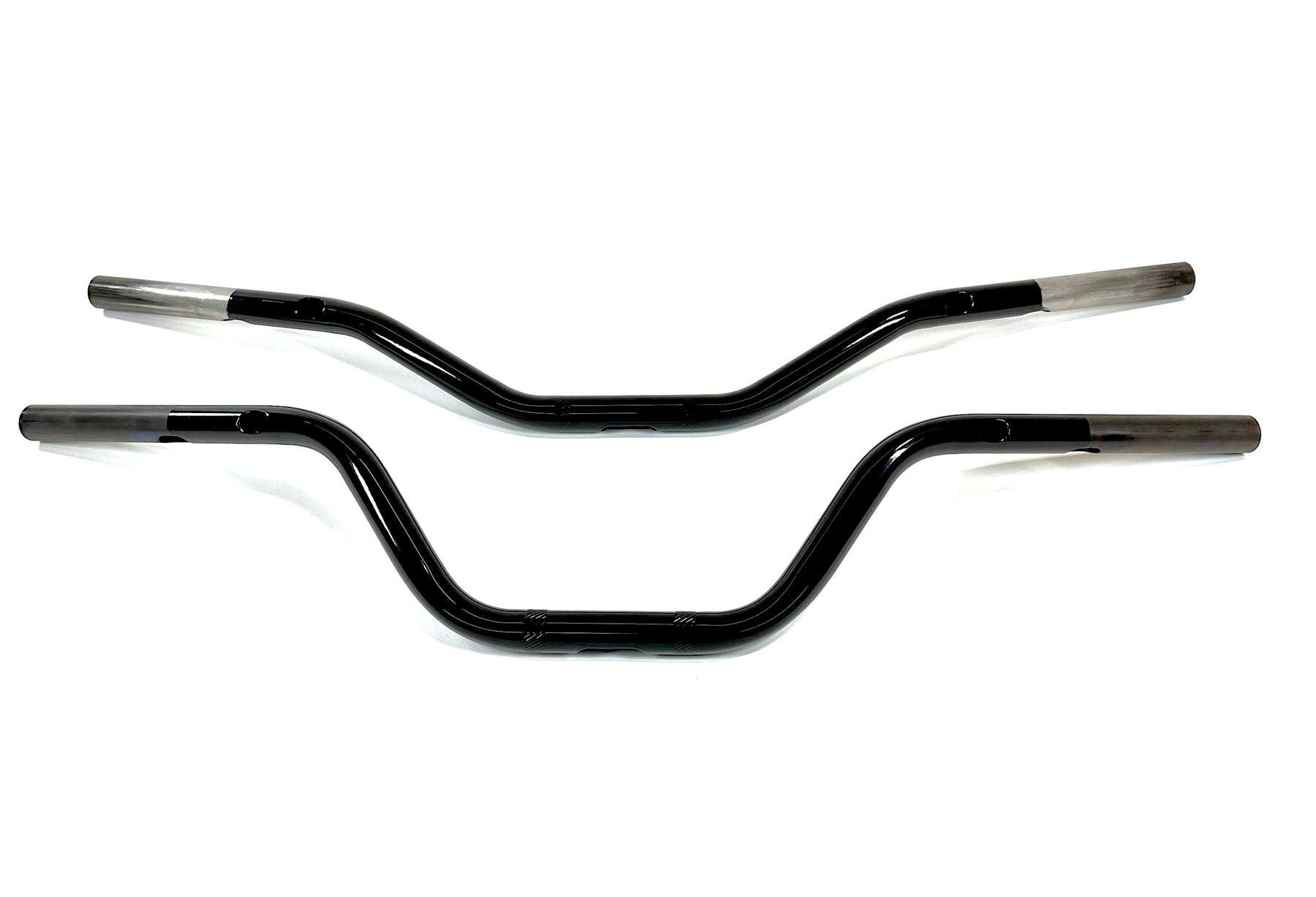 Bung King Motocross Style 1" Handlebar, Gloss Black - 2024-Up Touring (FLH) and 2025-Up Softail Moto & Tracker Handlebar Bung King