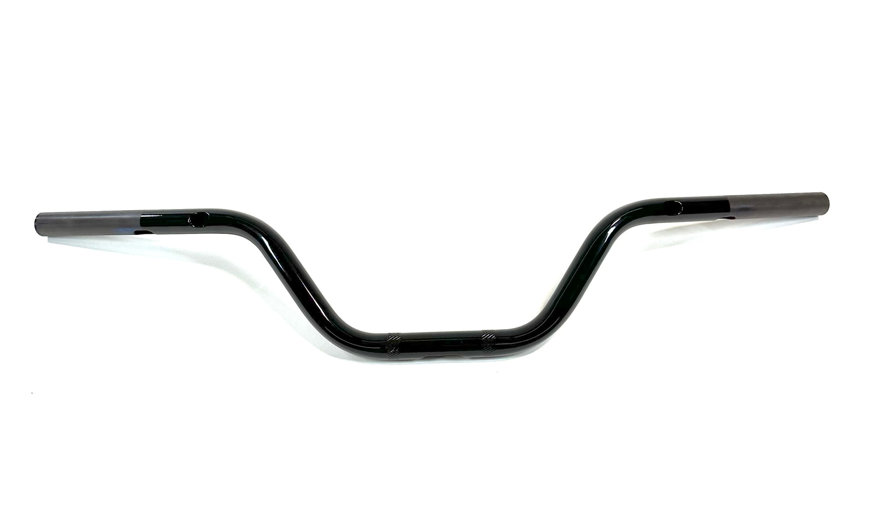 Bung King Motocross Style 1" Handlebar, Gloss Black - 2024-Up Touring (FLH) and 2025-Up Softail Moto & Tracker Handlebar Bung King