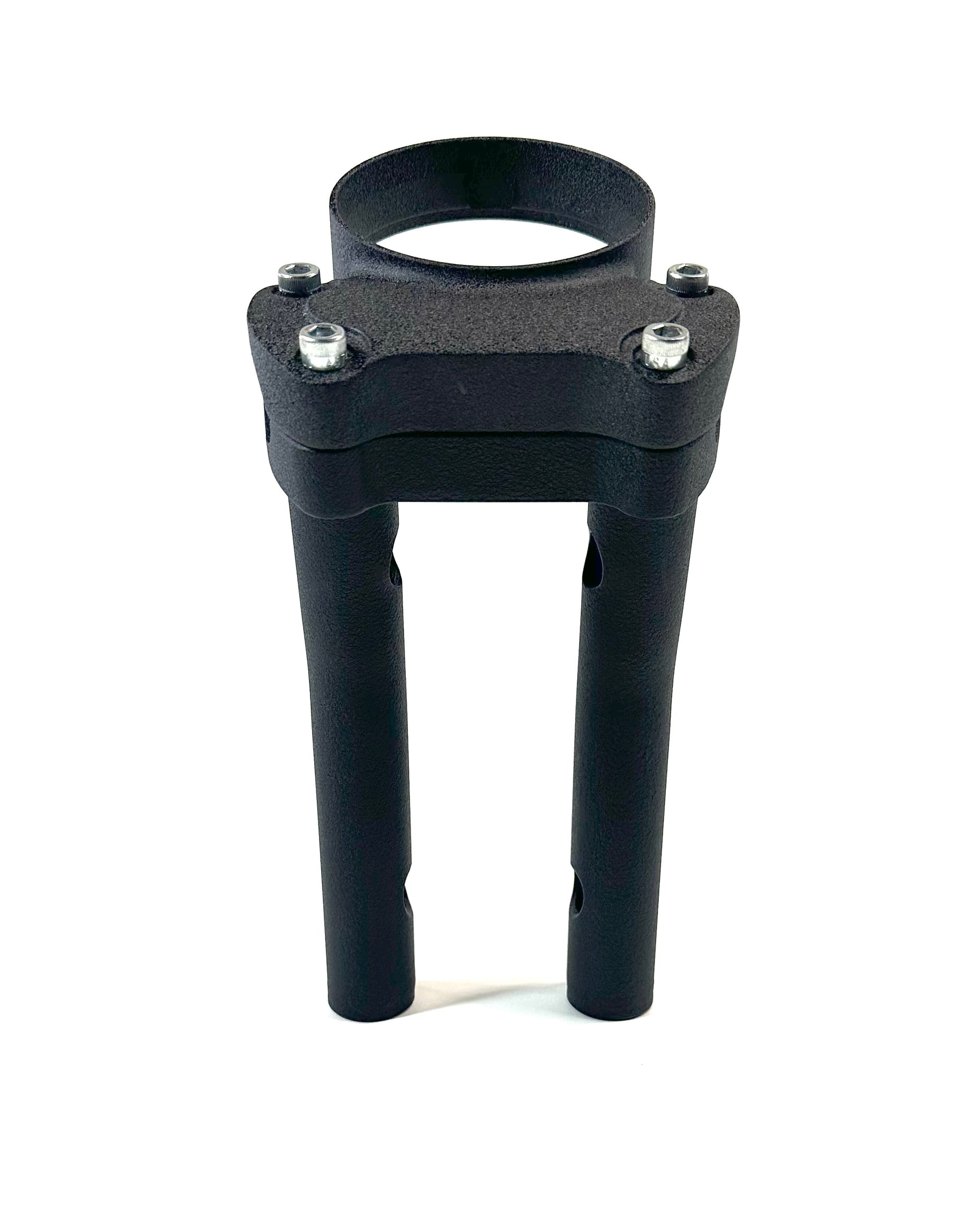 Bung King One Piece Lower Handlebar Riser, Wrinkle Black - 2025 Low Rider S and Low Rider ST (FXLRS, FXLRST) Riser Bung King