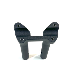 Bung King One Piece Lower Handlebar Riser, Wrinkle Black - 2025 Low Rider S and Low Rider ST (FXLRS, FXLRST) Riser Bung King