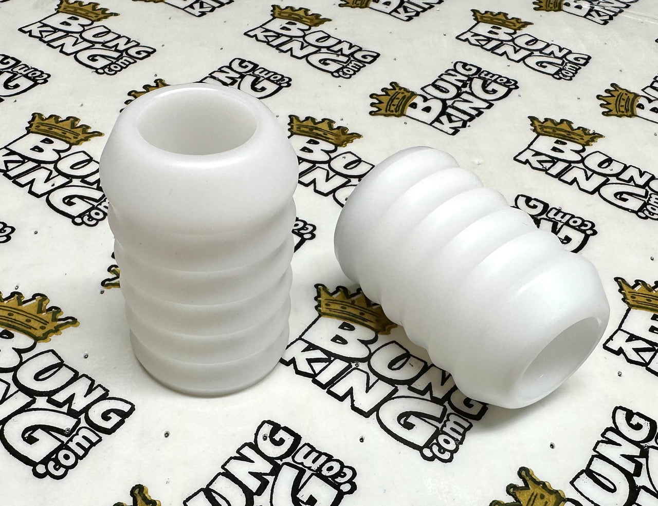 Bung King Replacement Delrin Crash Bar Slider End, White Crash Slider Bung King