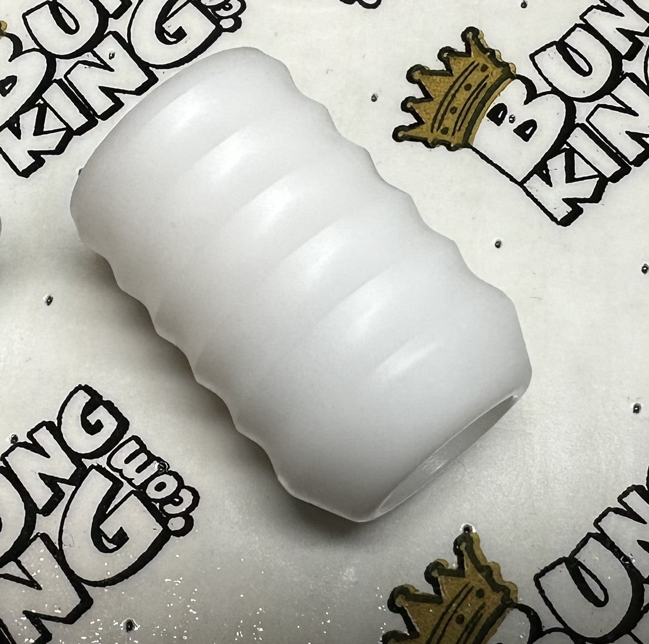 Bung King Replacement Delrin Crash Bar Slider End, White Crash Slider Bung King