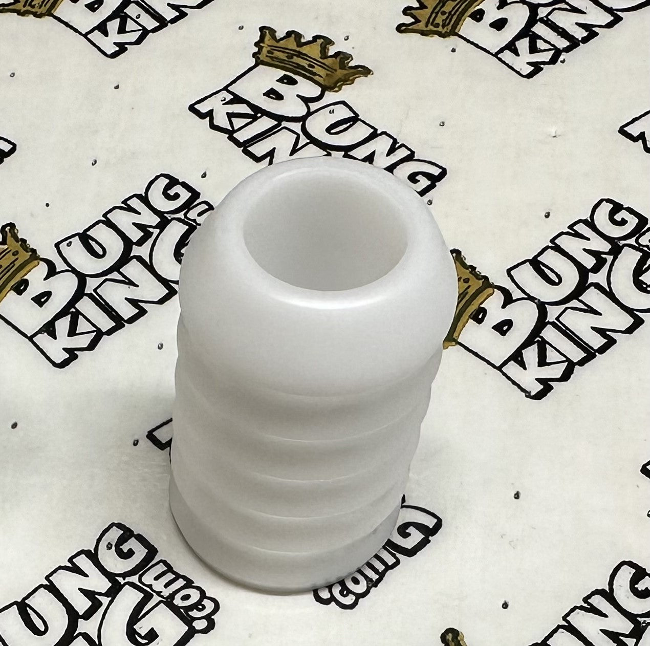 Bung King Replacement Delrin Crash Bar Slider End, White Crash Slider Bung King