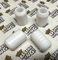 Bung King Replacement Delrin Crash Bar Slider End, White Crash Slider Bung King