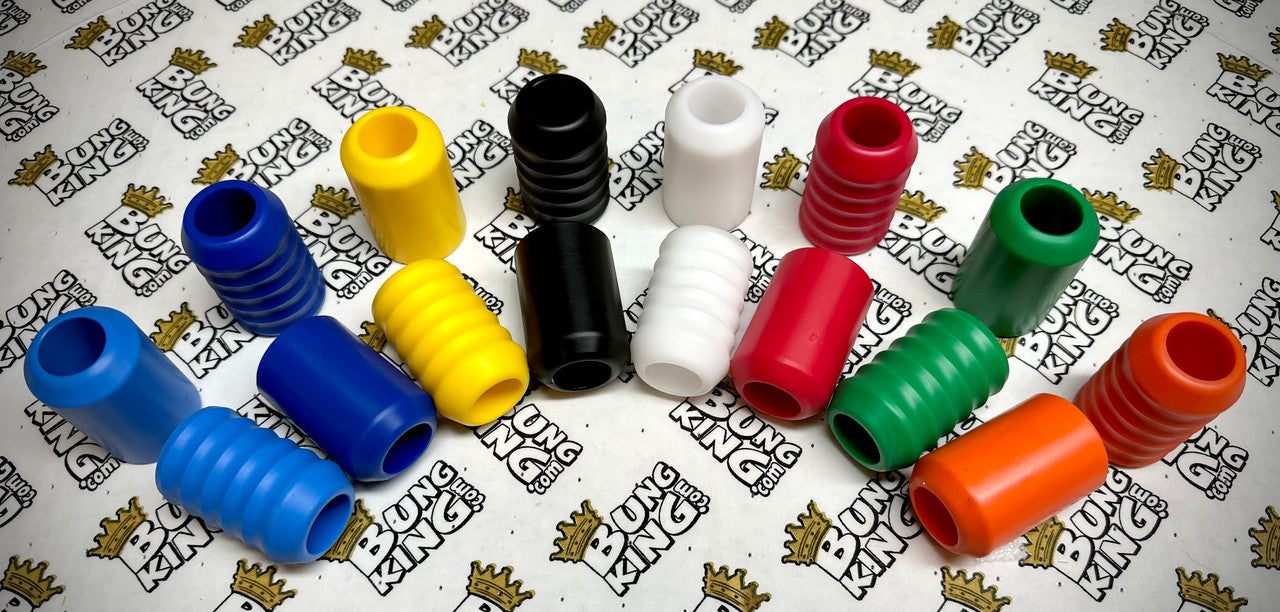 Bung King Replacement Delrin Crash Bar Slider End, Red Crash Slider Bung King