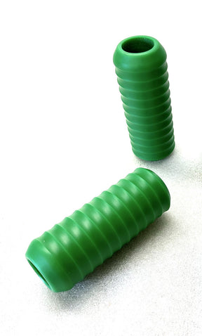 Gripple Pair Delrin Shock and Passenger Peg Slider, Green - 18+ M8 Softail Crash Bar Bung King