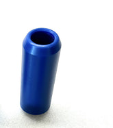 Smooth Single Delrin Shock and Passenger Peg Slider, Royal Blue - 18+ M8 Softail Crash Bar Bung King