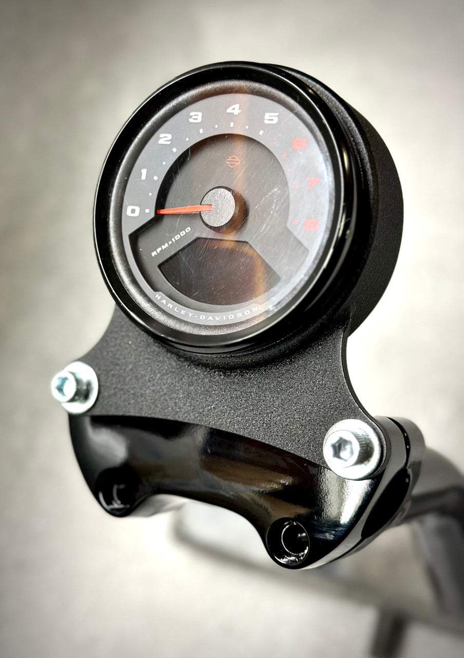 Bung King Speedometer Relocation Bracket - 2022-2024 Low Rider S (FXLRS), 2025 Street Bob, 2025 Low Rider ST, 2022-Up Nightster Gauge Mount Bung King