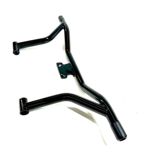 Bung King V Bar Highway Peg Crash Bar, Gloss Black - 2009-2023 Touring (FLH) Highway Peg Crash Bar Bung King