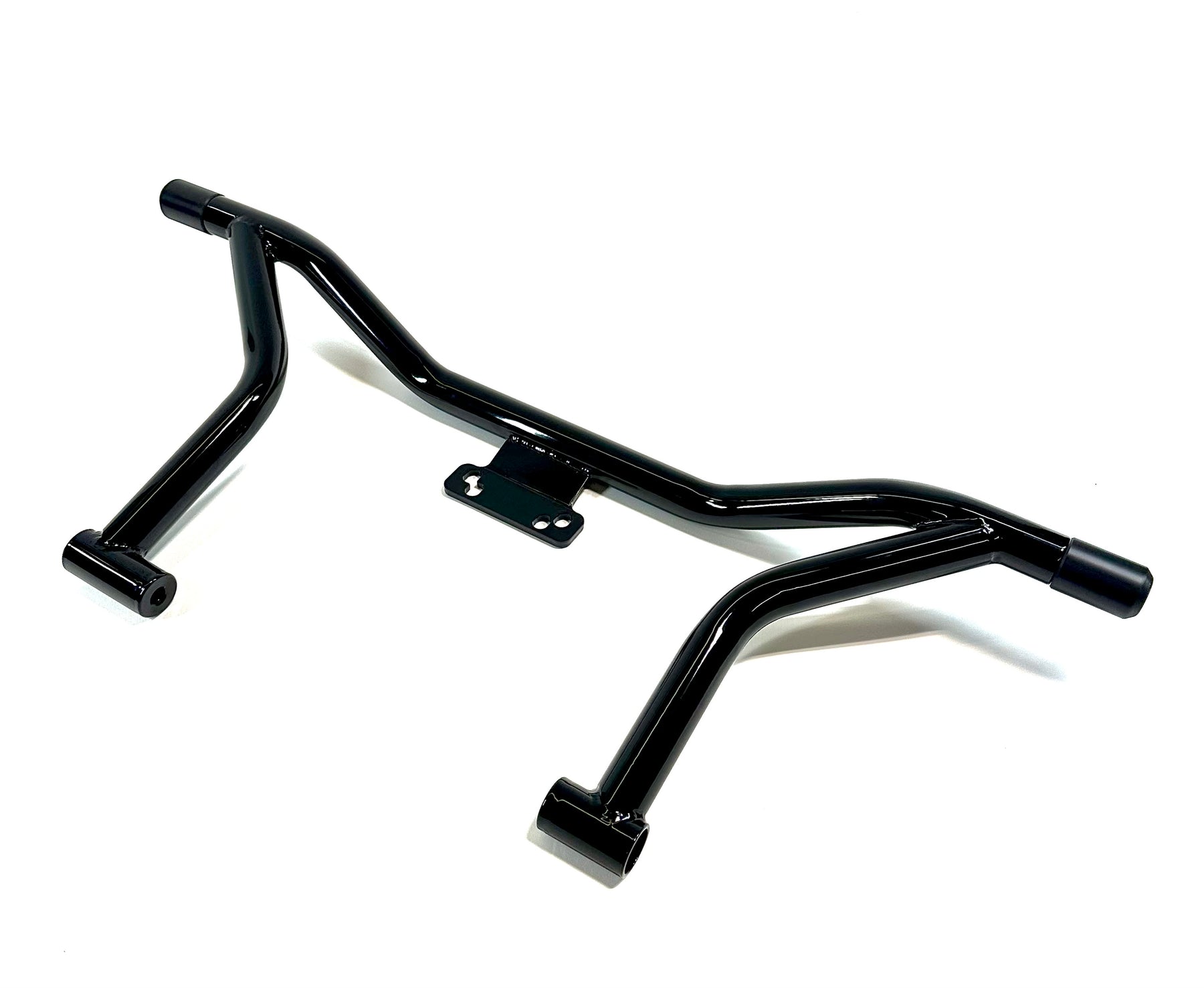 Bung King V Bar Highway Peg Crash Bar, Gloss Black - 2009-2023 Touring (FLH) Highway Peg Crash Bar Bung King