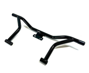 Bung King V Bar Highway Peg Crash Bar, Gloss Black - 2009-2023 Touring (FLH) Highway Peg Crash Bar Bung King