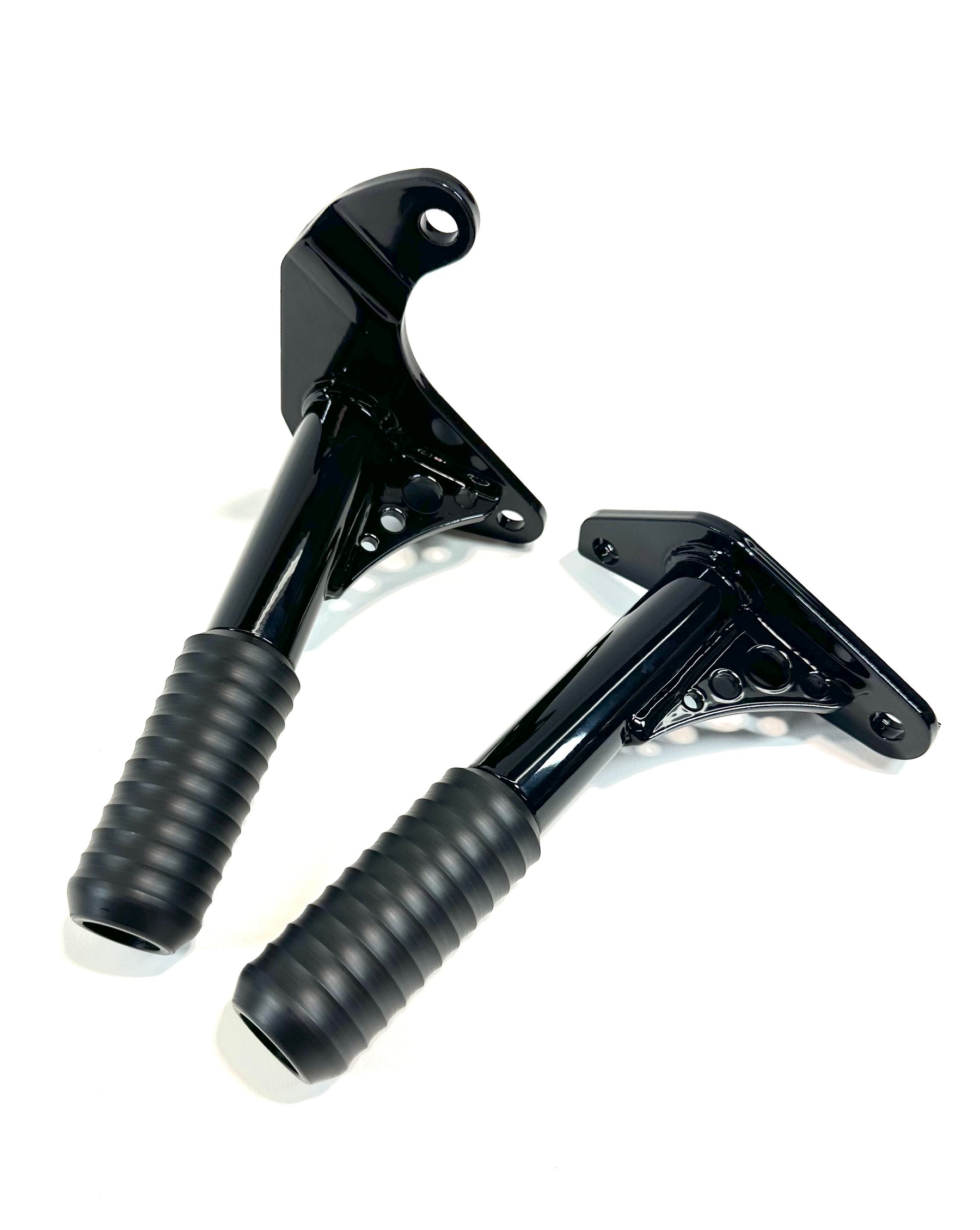 Bung King Passenger Peg Crash Bar, Gloss Black - 1998-2025 Touring (FLH) Rear Crash Bar Bung King