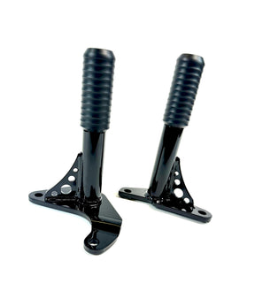 Bung King Passenger Peg Crash Bar, Gloss Black - 1998-2025 Touring (FLH) Rear Crash Bar Bung King