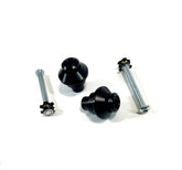 Handlebar End Adapter For OEM Handguard, Black Anodized Aluminum - Pan America Handguard Bung King