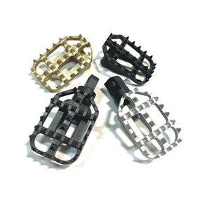 Grabber Foot Peg, Gun Metal Anodized - 91–17 Harley-Davidson* Foot Pegs Bung King