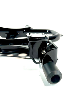 Bung King Universal Fog Light Mounts for Bagger Crash Bars, Pair Auxiliary Light Mount Bung King