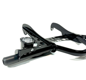 Bung King Universal Fog Light Mounts for Bagger Crash Bars, Pair Auxiliary Light Mount Bung King