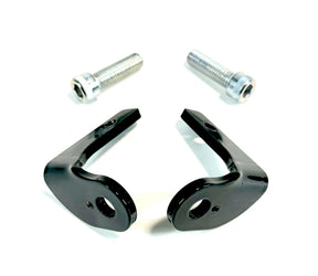 Bung King Universal Fog Light Mounts for Bagger Crash Bars, Pair Auxiliary Light Mount Bung King