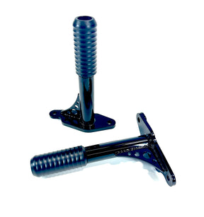 Bung King Passenger Peg Crash Bar, Gloss Black - 1998-2025 Touring (FLH) Rear Crash Bar Bung King