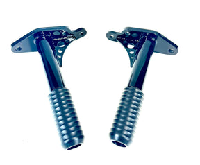 Bung King Passenger Peg Crash Bar, Gloss Black - 1998-2025 Touring (FLH) Rear Crash Bar Bung King