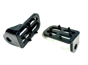 Bung King Passenger Peg Crash Pad Footrests, Pair - For Bung King Passenger Peg Crash Bar Crash Bar Hardware & Accessory Bung King