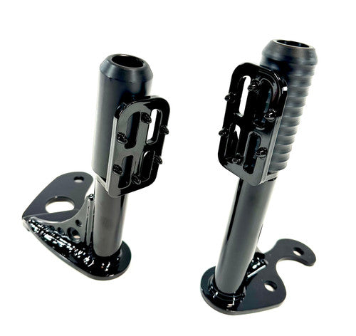 Bung King Passenger Peg Crash Pad Footrests, Pair - For Bung King Passenger Peg Crash Bar Crash Bar Hardware & Accessory Bung King