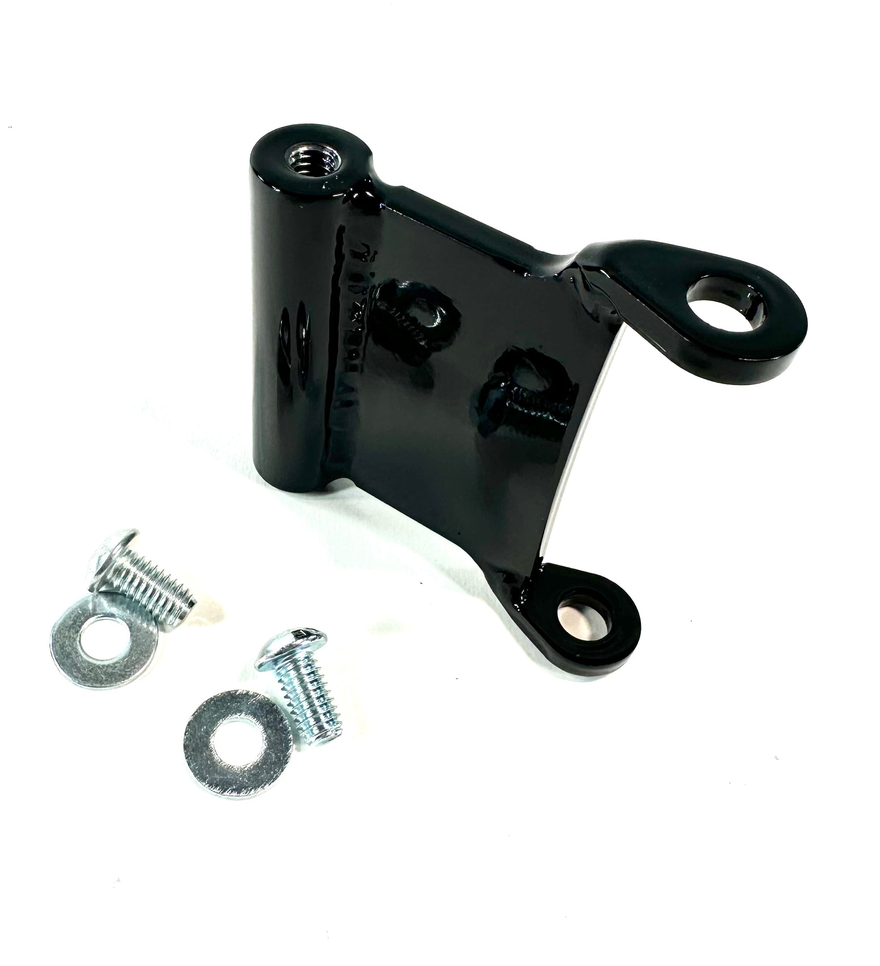 Bung King Frisco Style Gas Tank Lift Bracket, 2-5/8" Lift, Gloss Black - 2006-2017 Dyna Gas Tank Lift Kit Bung King