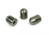 Bung King Weld-On Threaded Bullet Bung 7/8" Long, 1018 Mild Steel Frame Fabrication Part Bung King