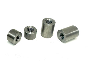 Bung King Weld-In Threaded Bung 3/8"-24, 1018 Mild Steel Frame Fabrication Part Bung King