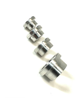 Bung King Stepped NPT Weld-In Bung, 6061-T6 Aluminum Petcock Adapter & Tank Bung Bung King