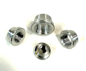 Bung King Stepped NPT Weld-In Bung, 6061-T6 Aluminum Petcock Adapter & Tank Bung Bung King