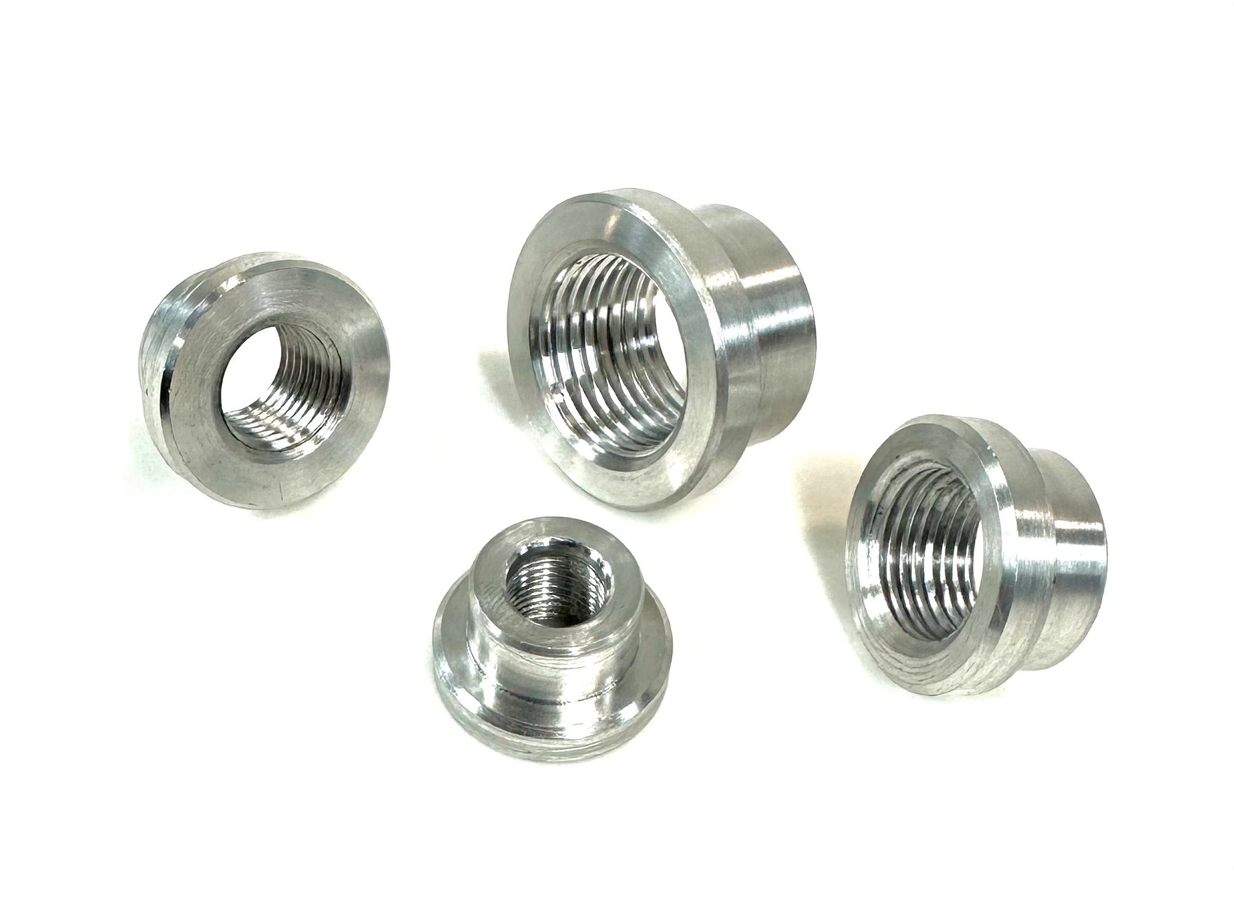 Bung King Stepped NPT Weld-In Bung, 6061-T6 Aluminum Petcock Adapter & Tank Bung Bung King