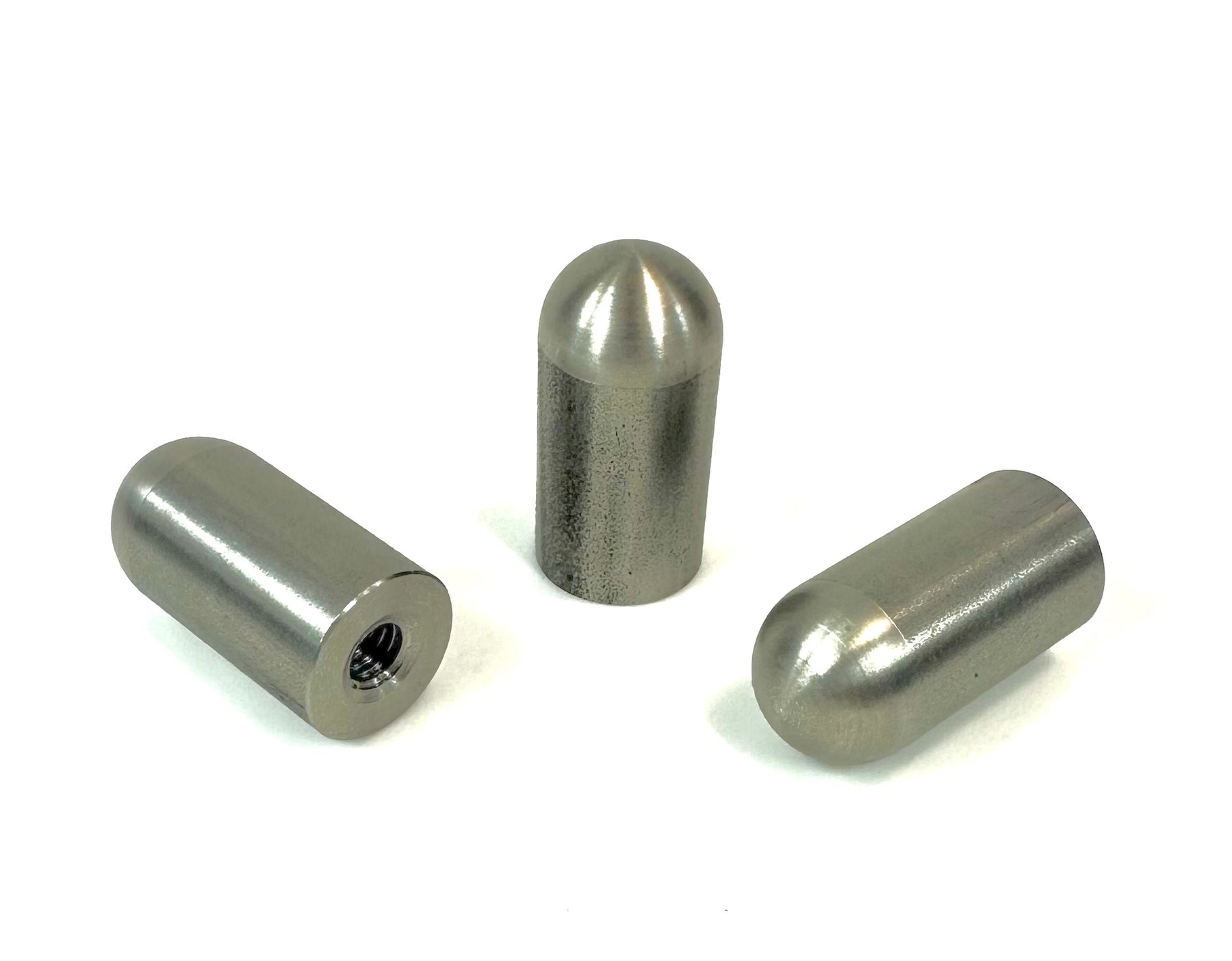 Bung King Weld-On Threaded Bullet Bung, 1.5" Long, 304 Stainless Steel Frame Fabrication Part Bung King