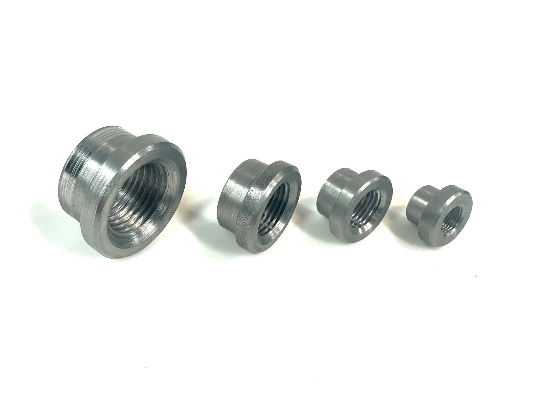 Bung King Stepped Weld-In NPT Bung, 1018 Mild Steel Petcock Adapter & Tank Bung Bung King