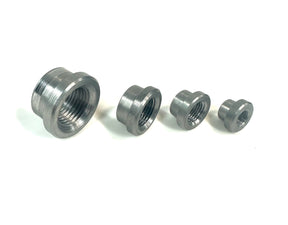 Bung King Stepped Weld-In NPT Bung, 1018 Mild Steel Petcock Adapter & Tank Bung Bung King