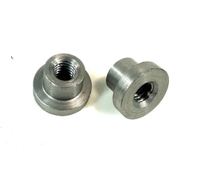 Bung King Stepped Weld-On Threaded Thru Bung, 1018 Mild Steel Frame Fabrication Part Bung King