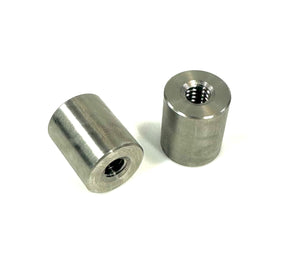 Bung King Weld-In Threaded Bung, 1/4"-20, 5/8" OD, Stainless Steel Frame Fabrication Part Bung King