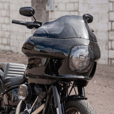 9" Flare® Windshield, Dark Smoke - FXRP style fairings