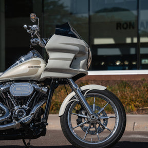 9" Flare® Windshield, Dark Smoke - FXRP style fairings