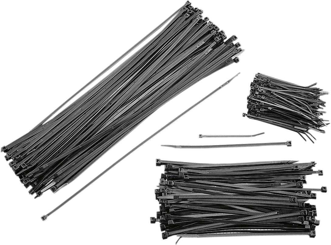 Parts Unlimited Cable Tie 100 Pk 11 Blk HARDWARE-MISC ITEMS Parts Unlimited