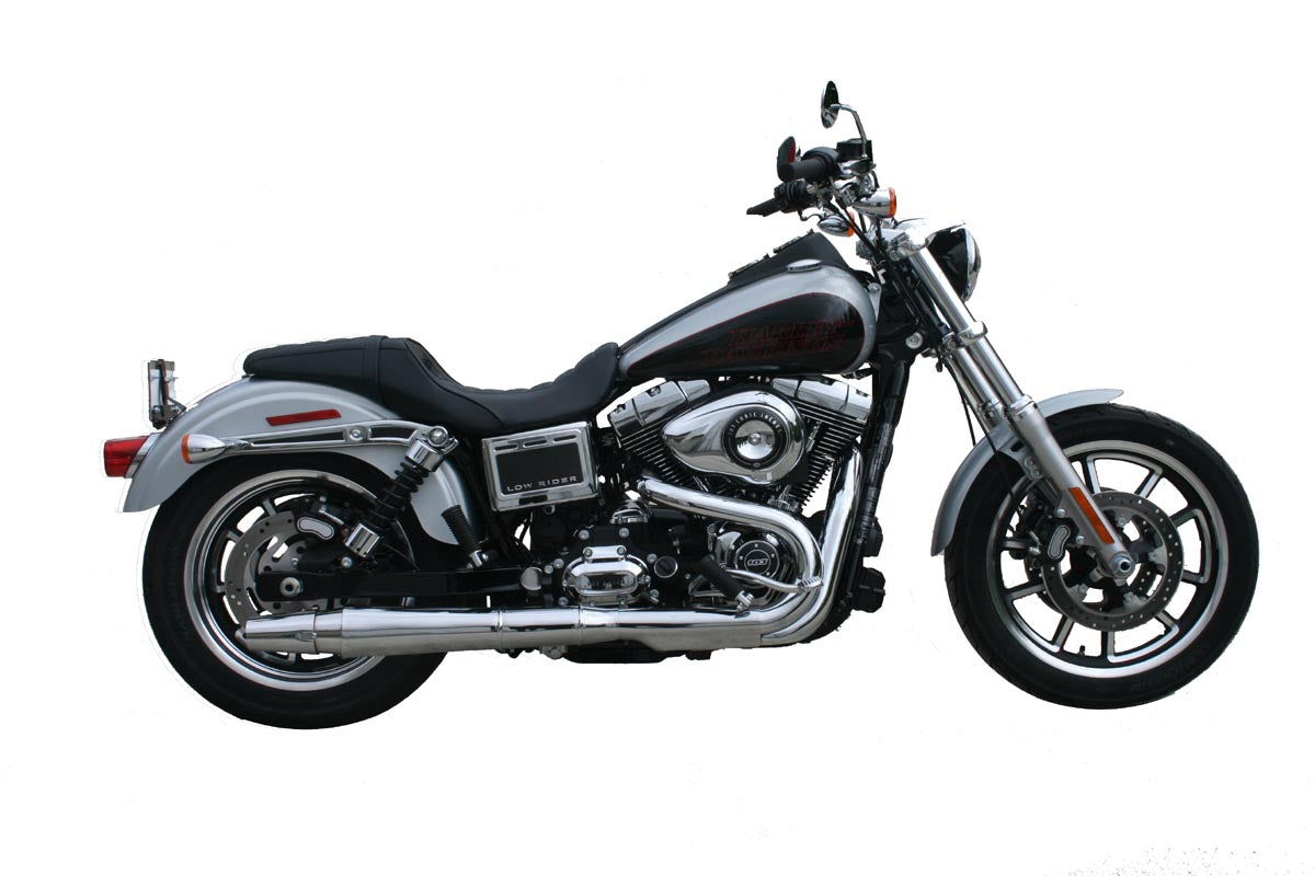 Thunderheader 1069 ThunderCone Slip-On Muffler, Chrome - 2012-2017 Dyna Switchback & Low Rider Slip-On & Muffler Thunderheader
